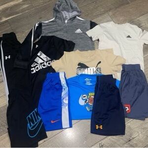 Sportswear athletic bundle size 7 (boy) Nike, adidas, puma & under armor